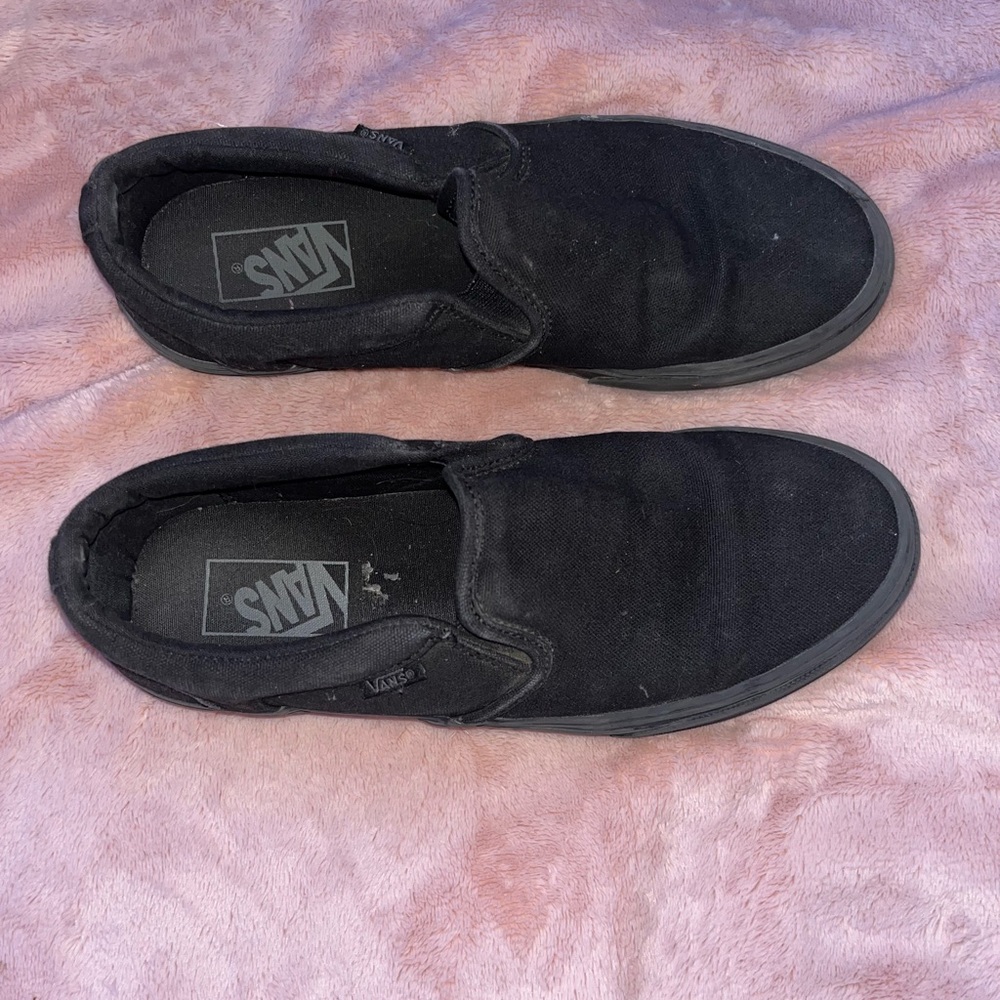 Vans Men's Black Slip-On Shoes